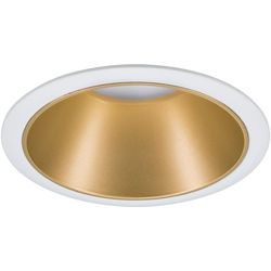 Paulmann Recessed spotlight Cole, 1 x GU10, 10 W, white/ gold