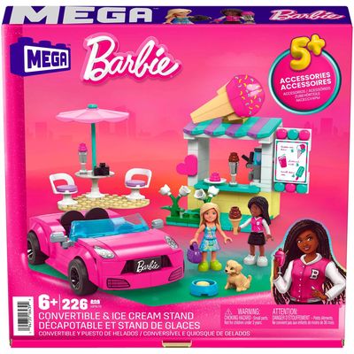 Mega Construx Barbie Convertible &amp; Ice Cream Parlor (225Pieces) Bild 7