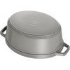 Staub Topf oval grau 5.5 lt. 31cm thumb 2