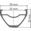 DT Swiss H 522 Jante DB 29&quot; 25 32L thumb 0