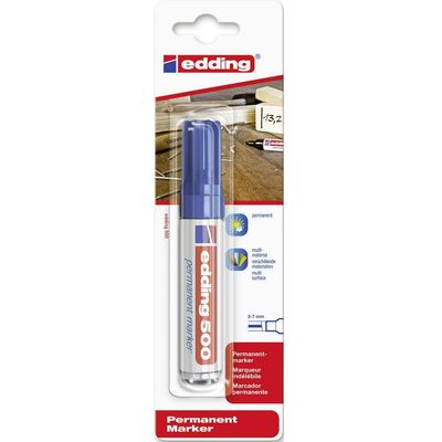 Edding Permanent Marker 500-3 blau Nr. 500-3 Bild 2