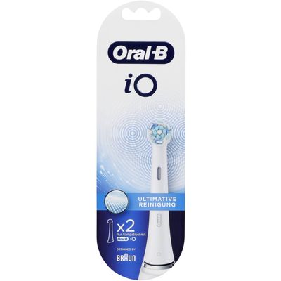 Oral-b Testina per spazzolino ok Ultimate cleaning white, 2 pezzi