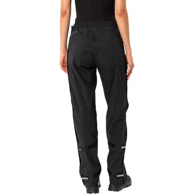 VAUDE Yaras Rain Zip Pants IV Donna nero 38 Bild 4