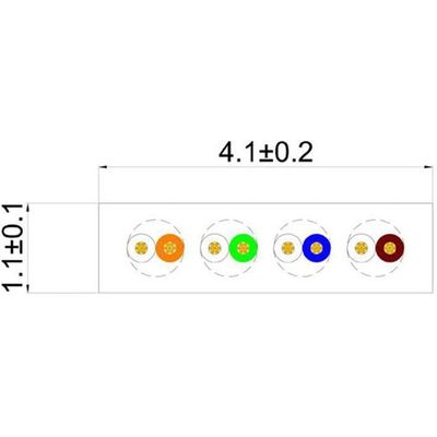 SLIM Câble patch Cat 6, UTP, 5 m, Violet Bild 2