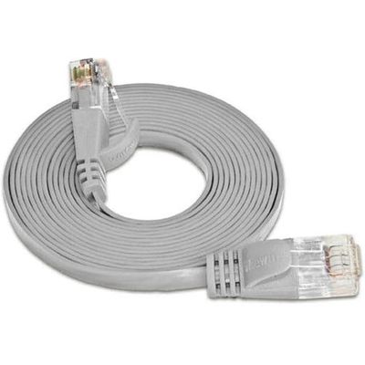 SLIM patchkabel Cat 6, UTP, 2 m, Grau