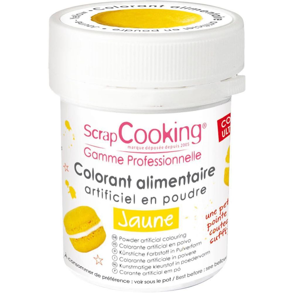 Scrap Cooking Colore in polvere, giallo, 5 g Bild 1