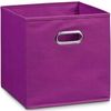 Zeller Present Boîte de rangement polaire violet 32x32x32cm thumb 0