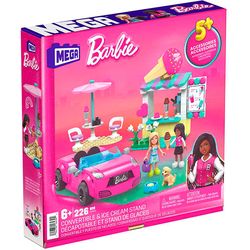 Mega Construx Barbie Convertibile e Gelateria (225Pezzi)