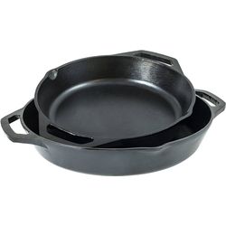 Lodge Cast pan with two handles black ø30cm