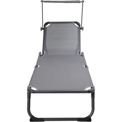 Contini Sun lounger with roof anthracite Bild 2