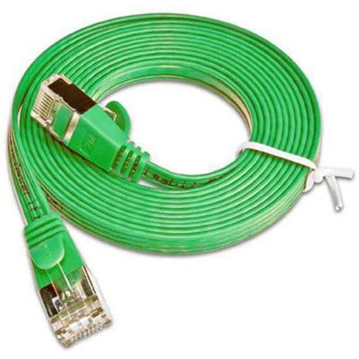 SLIM câble patch Cat 6, STP, 0.5 m, vert Bild 3