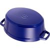 Staub Topf oval dunkelblau 4.2 lt., 29cm