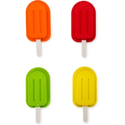 Lékué Sucette à glace, Lolly large, 4 pièces jaune, vert, rouge, orange Bild 6