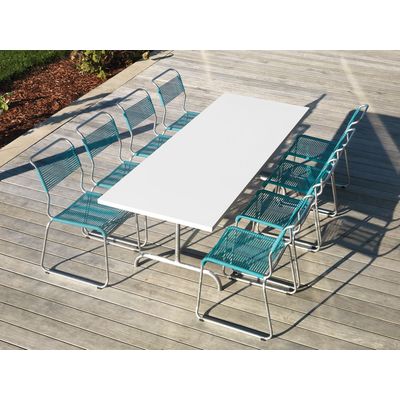 Schaffner Metal table Säntis 240x80 - Hot Dip Galvanized - Graphite Bild 5