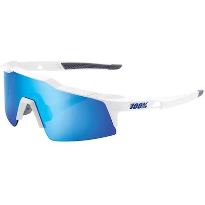 100percent Lente a specchio argento HiPER bianca opaca Speedcraft XS