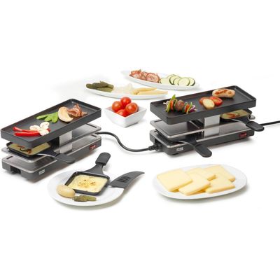 Stöckli Raclettegrill Twinboard Set anthrazit 0010.901 Bild 4