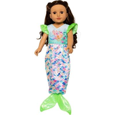 Heless robe de poupée sirène 28-35cm