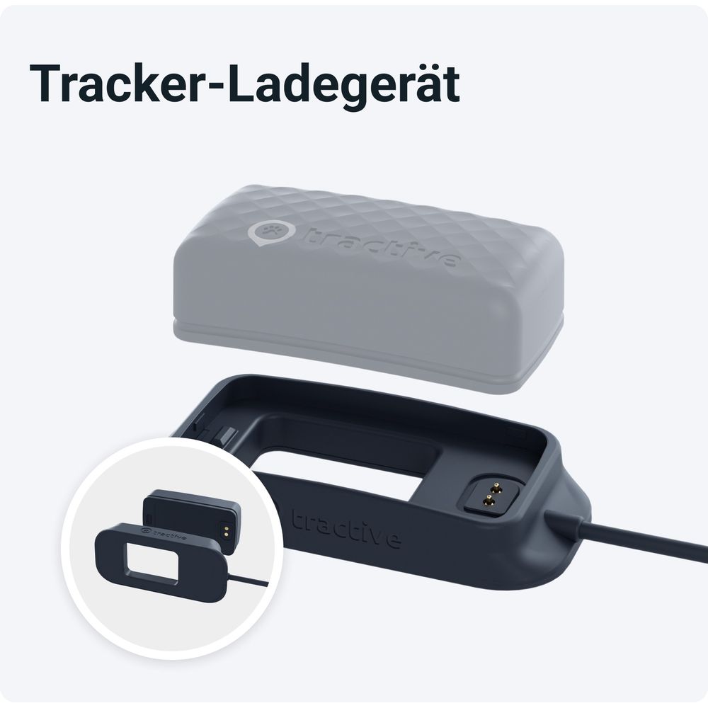 Tractive GPS CAT Mini - charging cable incl. USB-C cable - dark