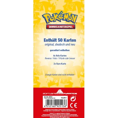 Software Pyramide Pokémon trading cards 50 pack