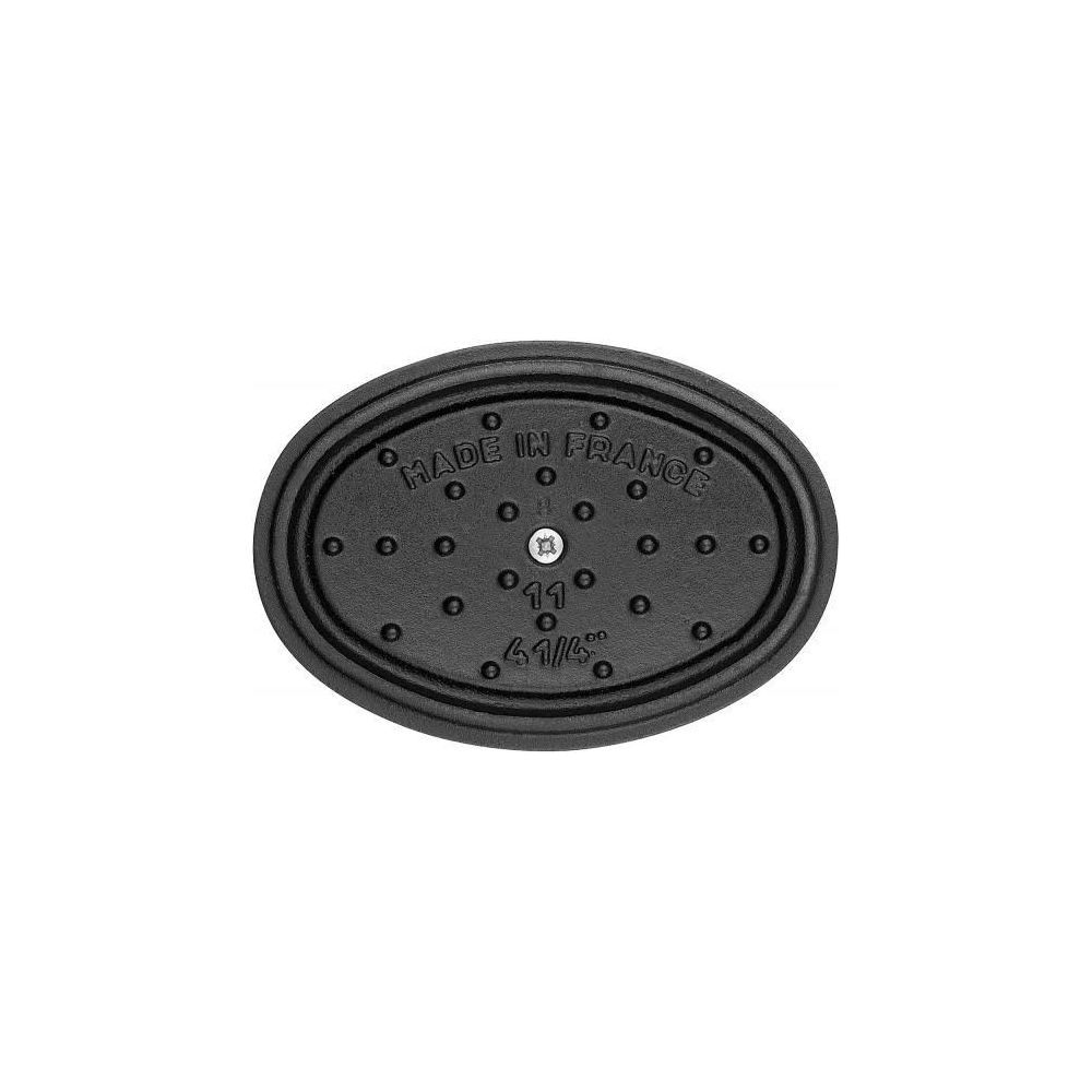 Staub Topf oval schwarz 0.25 lt. 11cm Bild 1