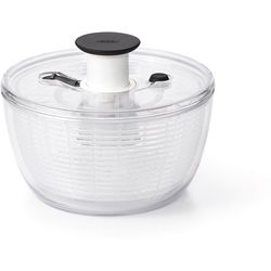 Oxo Spinner per insalata, rotondo, grande, trasparente, 5,8 lt