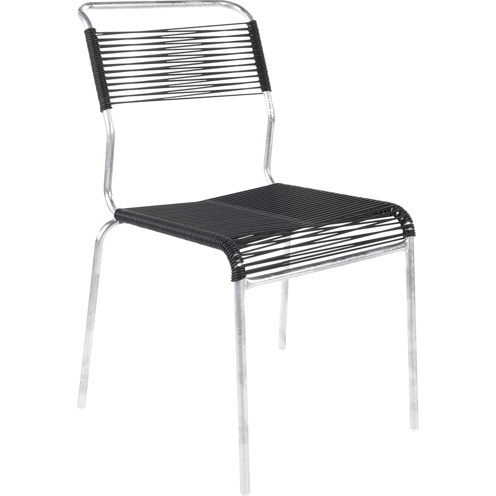 Schaffner Chaise spaghetti Säntis sans accoudoirs - galvanisée à chaud - anthracite Bild 1