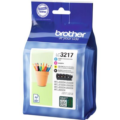 Brother Ink LC3217VAL BK, C, M, Y