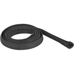 Delock Cable conduit 2 m x 20 mm, with zipper Black