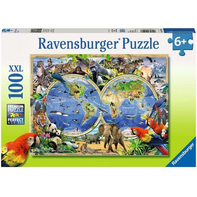 Ravensburger Animali in giro per il mondo (100XXL) - acquista su