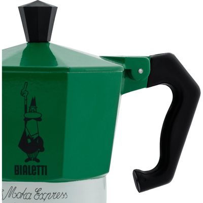 Bialetti Macchina per caffè espresso Moka Express verde rosso, 3 tazze -  acquista su