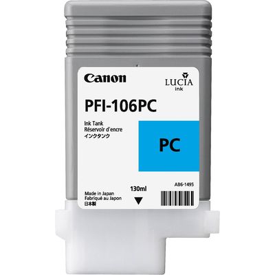 Canon PFI-106 Cartuccia d&#39;inchiostro per PC foto originale ciano 1 pezzo (i) Bild 2