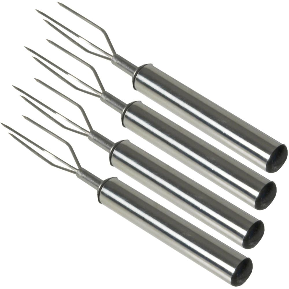 Nouvel potato fork inox argent 4 pieces Bild 1