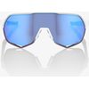 100percent S2 Matte White HiPER Blue Multilayer Mirror Lens thumb 0