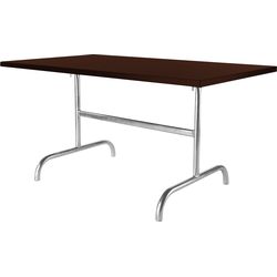 Schaffner Metal table Säntis 140x80 - Hot Dip Galvanized - Mocha