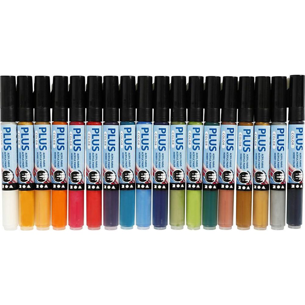 Creativ Company Marqueur acrylique Plus Color 18 pièces - acheter