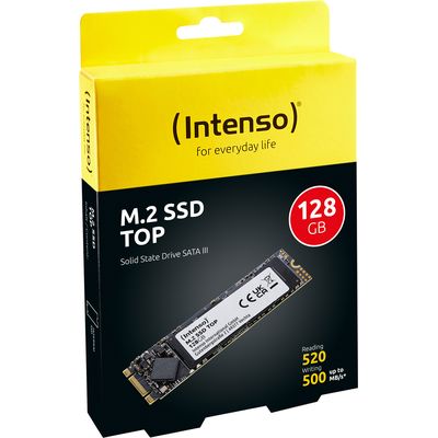 Intenso 128GB M.2 SSD SATA III Top Bild 2