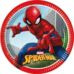 Procos 8 piatti di cartone Spiderman da 23 cm