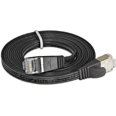 SLIM câble patch Cat 6, STP, 10 m, noir