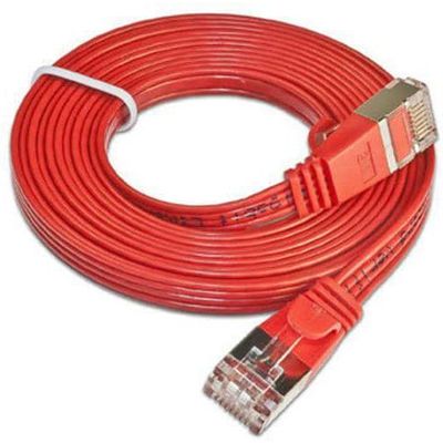 SLIM patchkabel  Cat 6, STP, 0.75 m, Rot Bild 6