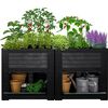 WeberGarden Weber Garden raised bed with storage compartments