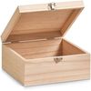 Zeller Present Box wood with lid 20x20x9.5cm thumb 0