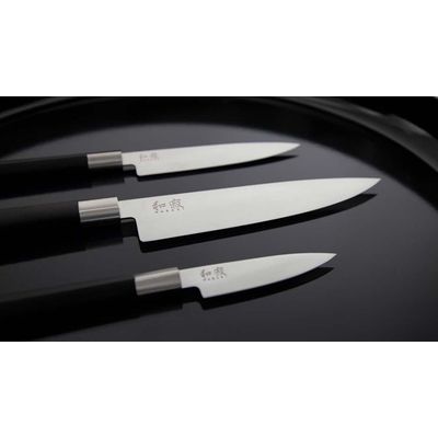 Set di 5 coltelli + Borsa portacoltelli Kai Wasabi Black
