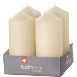 Balthasar Candle Set Ecru, 4 pieces