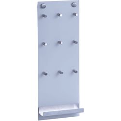 Zeller Present Key rack inox glass 15x40cm