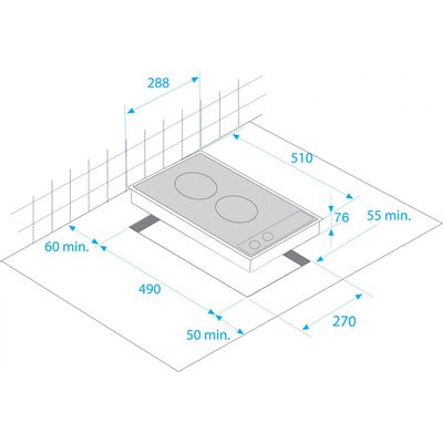 Beko Glass ceramic hob HDMC 32400 TX Bild 4