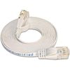 SLIM Câble de patch Cat 6, UTP, 7.5 m, blanc