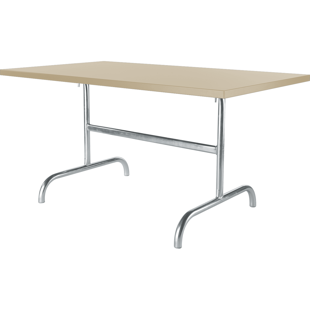 Schaffner Metal table Säntis 140x80 - Hot Dipped Galvanized - Pastel Sand Bild 1