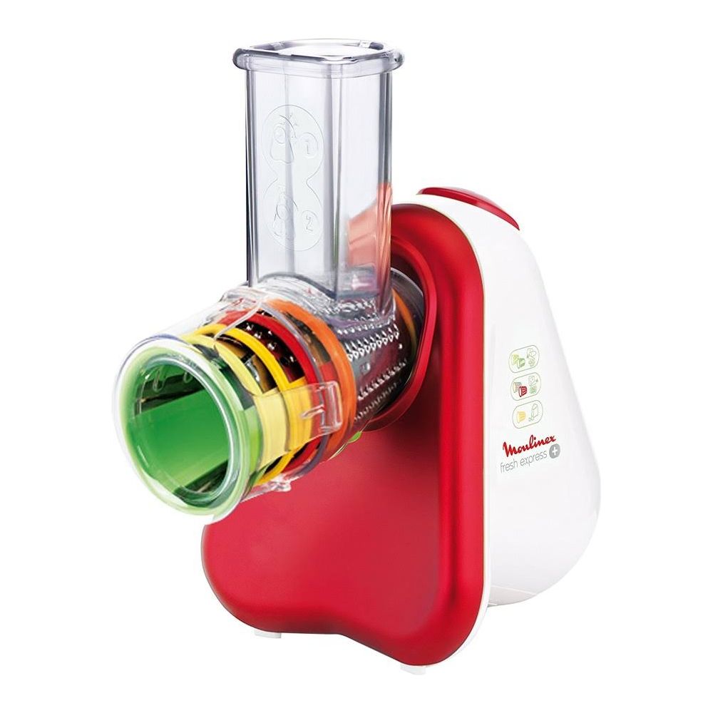 Moulinex Trommelraffel Elektro Fresh Express Plus Ruby Red DJ756G Bild 1