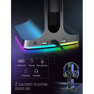 Fifine Supporto per cuffie S3 RGB Bild 3