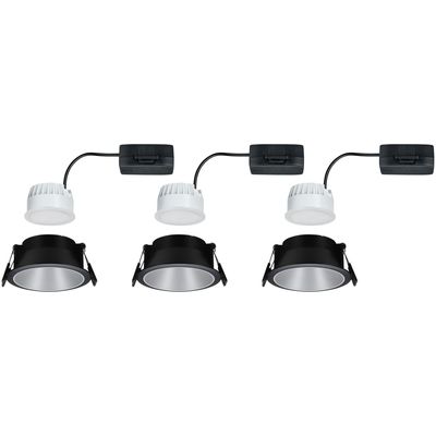 Paulmann Recessed spotlight Cole Coin 3-Stepdim Set, 18W,2700K,Black/Silver Bild 3